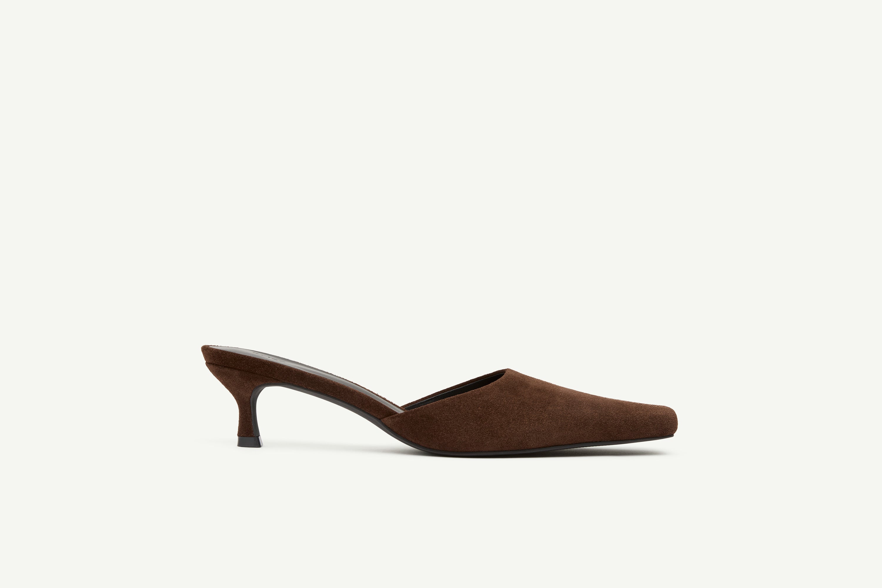 Ella Brown Suede Heel