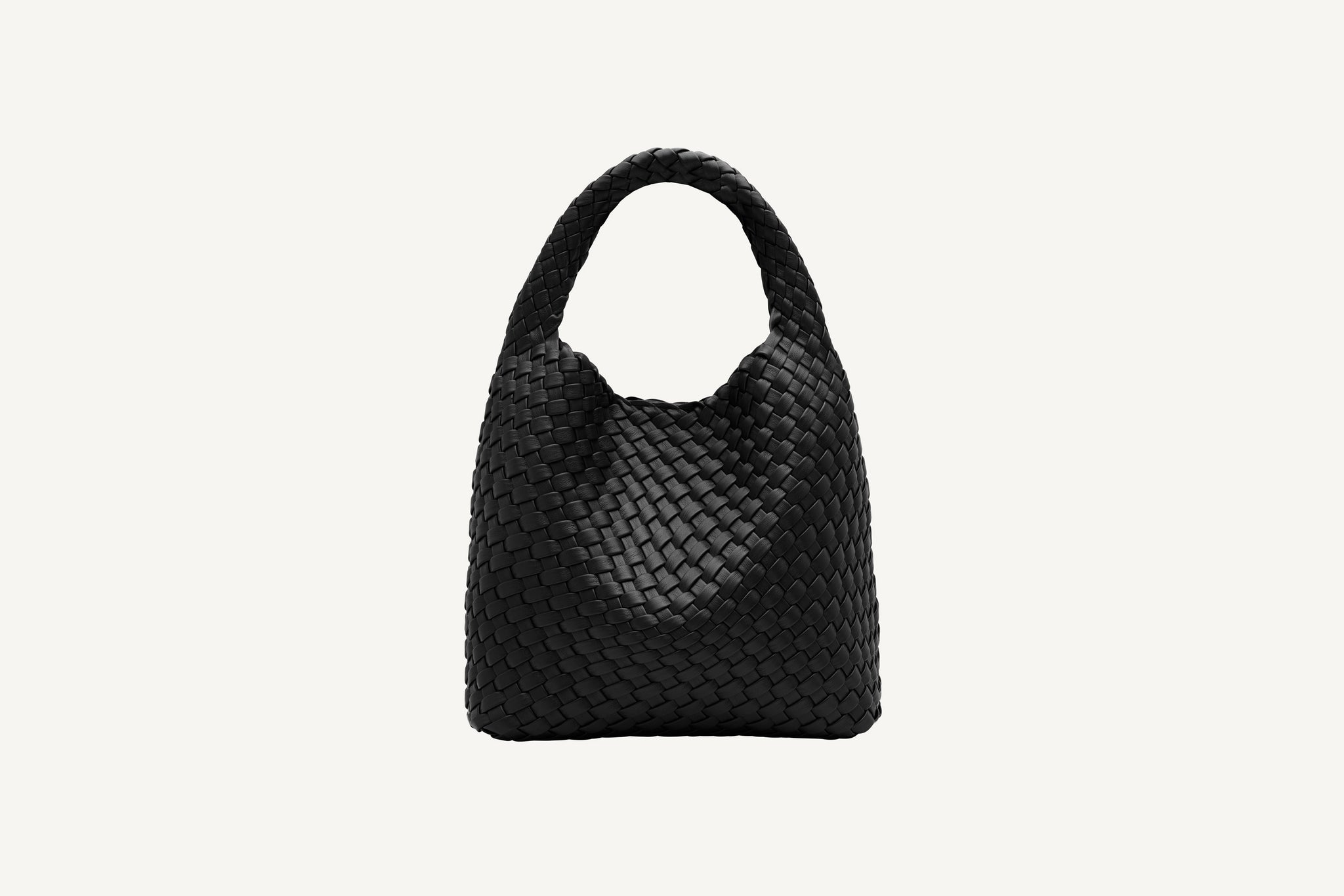 Rylan, Rylan Studio, Vegan Leather, Hobo Tote, Nero, Black, Recycled PU Leather, Brooke Testoni