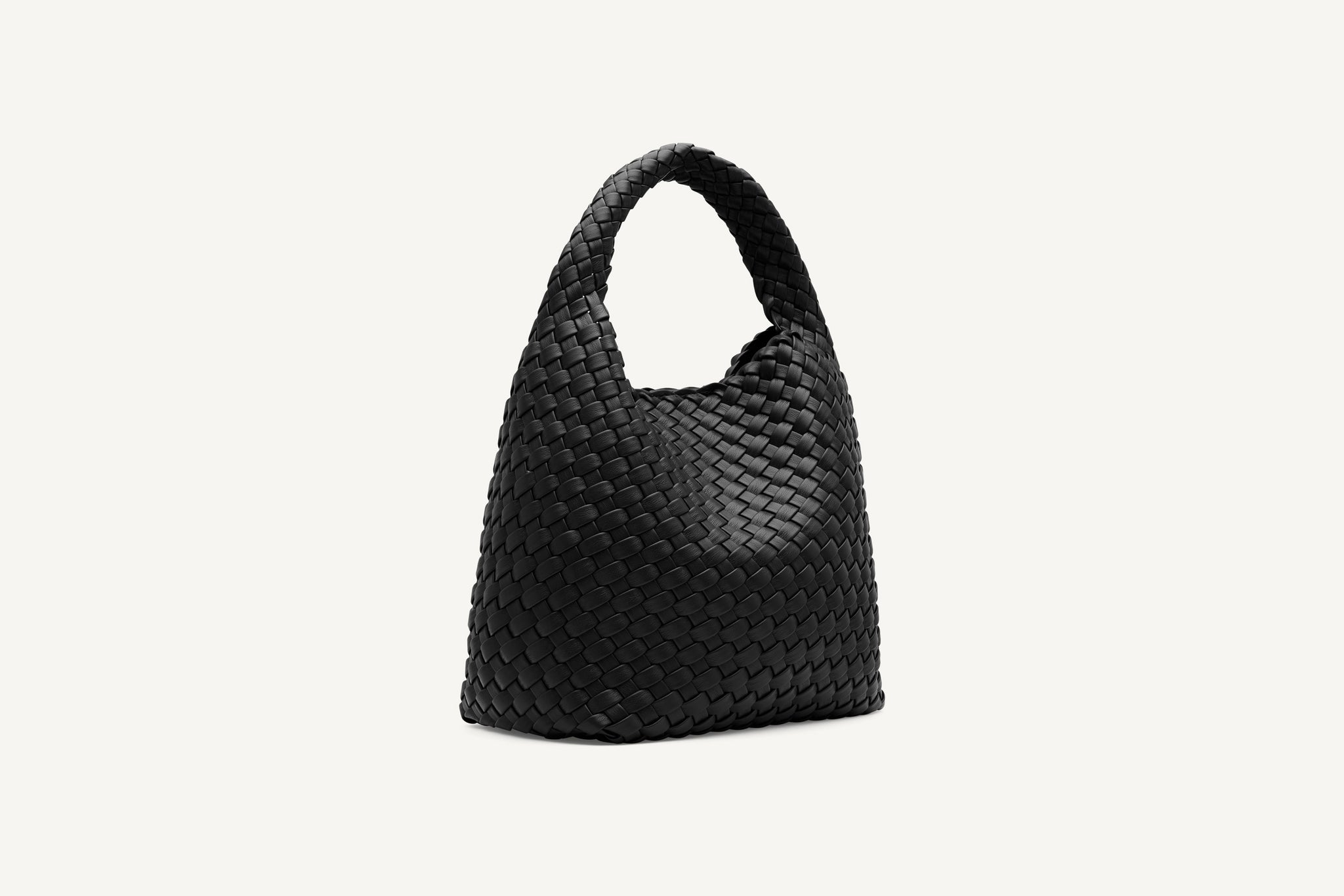 Rylan, Rylan Studio, Vegan Leather, Hobo Tote, Nero, Black, Recycled PU Leather, Brooke Testoni