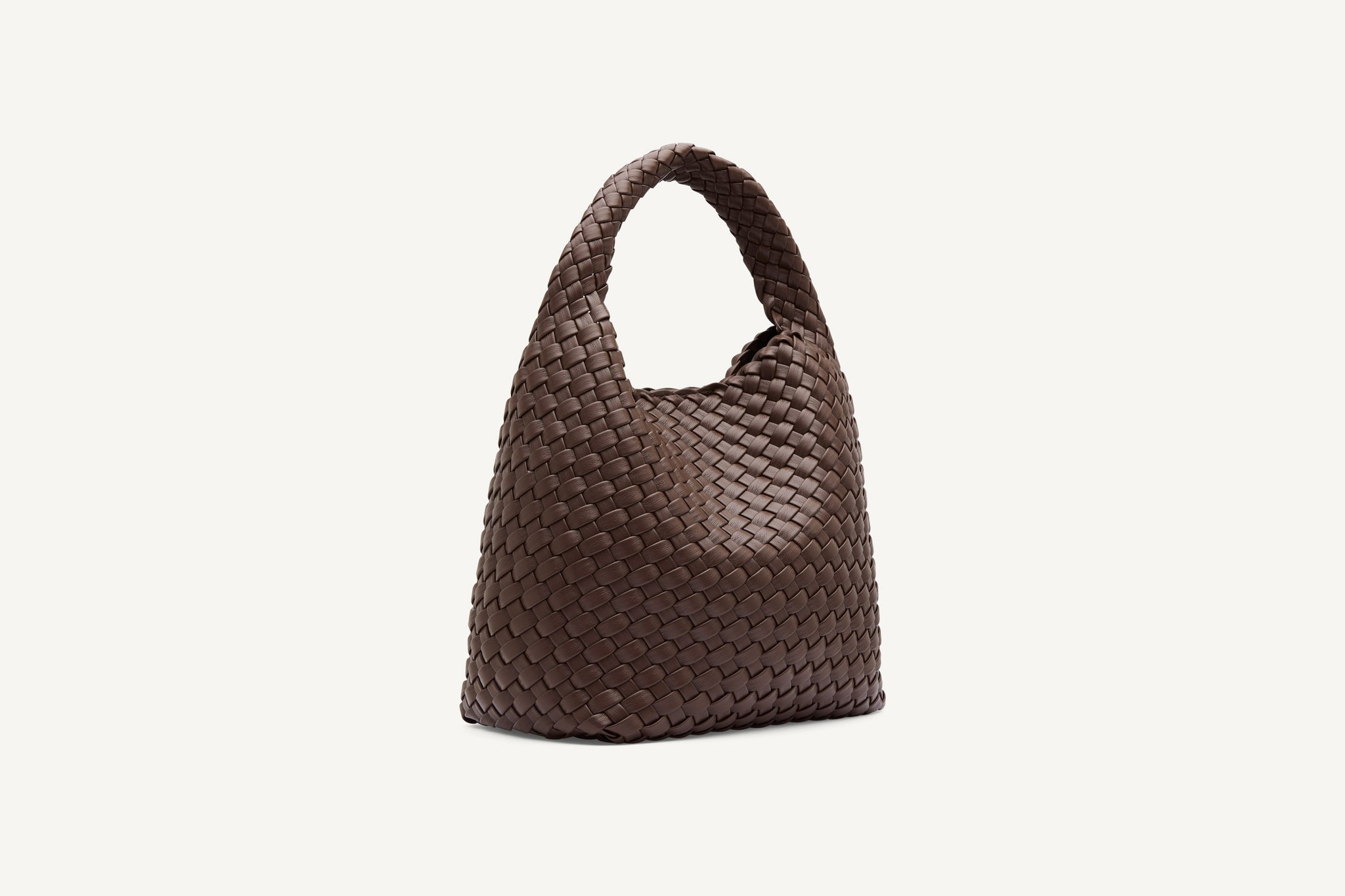 Rylan, Rylan Studio, Woven Alt-Leather Small Tote Bag, Handbag, Vegan Leather, Brooke Testoni