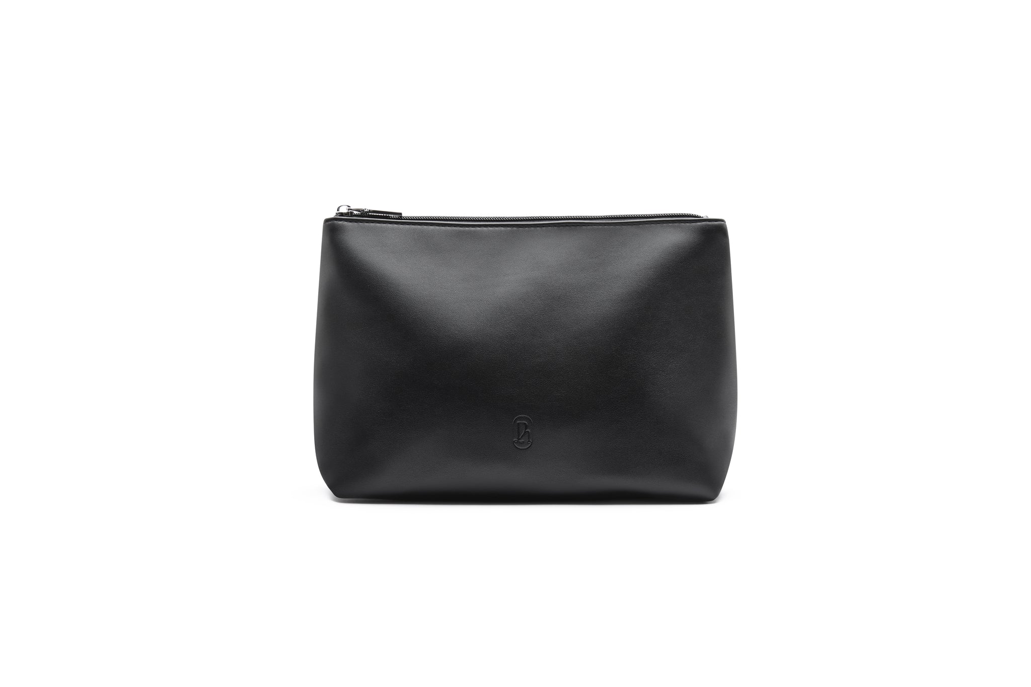 29.57 Black Recycled Alt-Leather Large Pouch