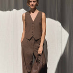 Rylan, Rylan Studio, Woven Alt-Leather Small Tote Bag, Handbag, Vegan Leather, Brooke Testoni