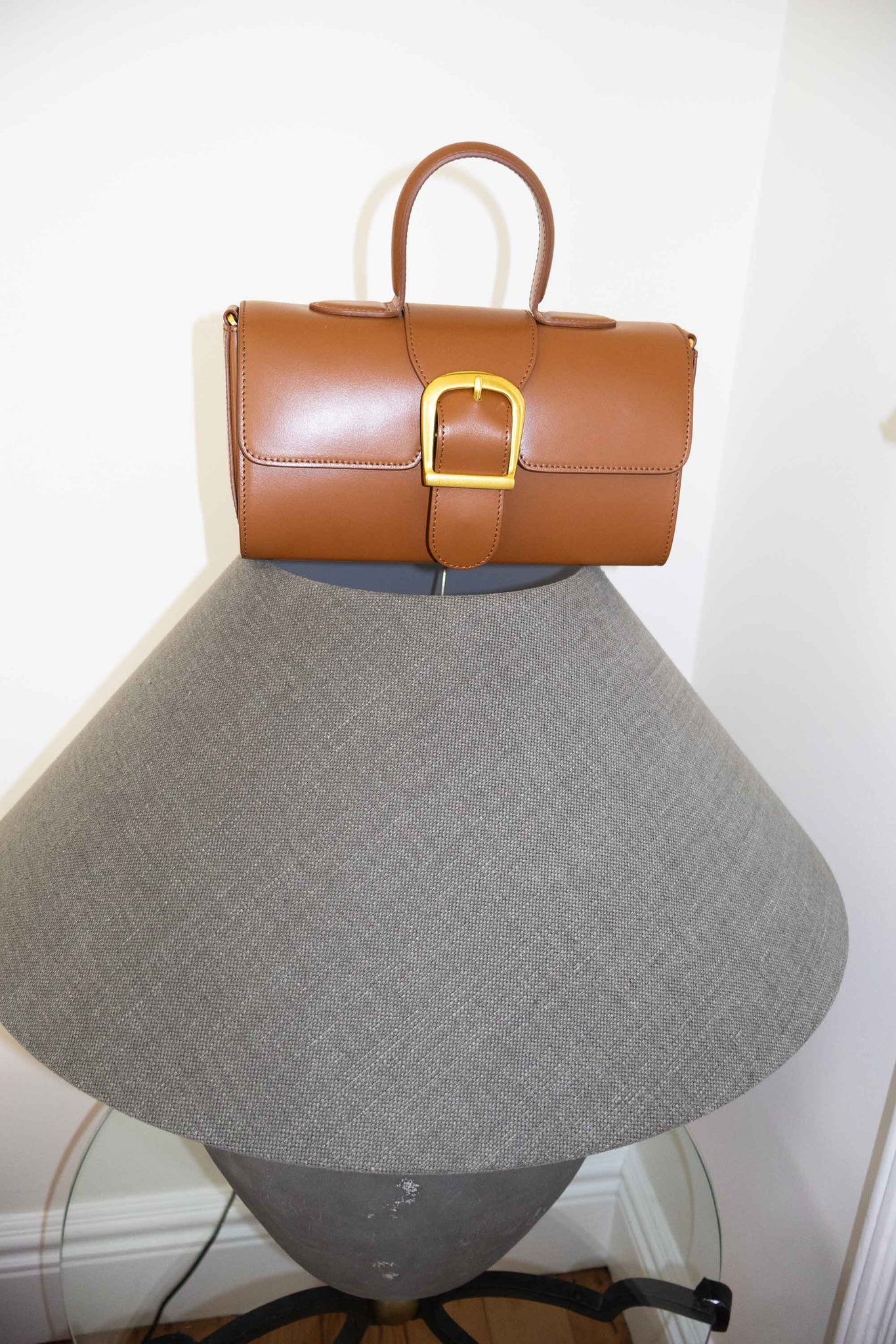 Cognac Small Satchel Sample