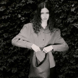 Rylan, Rylan Studio, Woven Alt-Leather Small Tote Bag, Handbag, Vegan Leather, Brooke Testoni