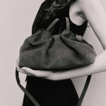 Rylan Mila Brown Suede Medium Tote by Brooke Testoni
