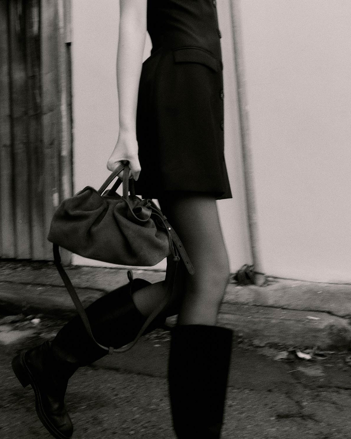 Rylan Mila Brown Suede Medium Tote by Brooke Testoni