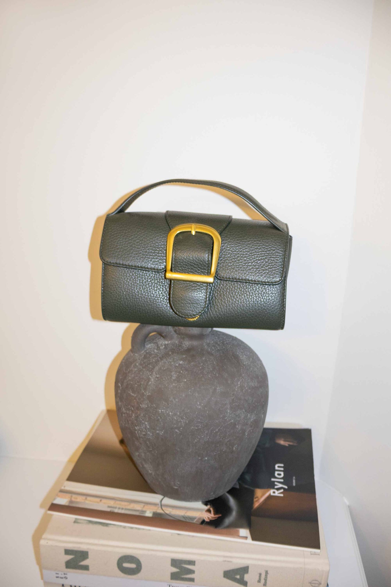 Forest Grained Mini Satchel Sample