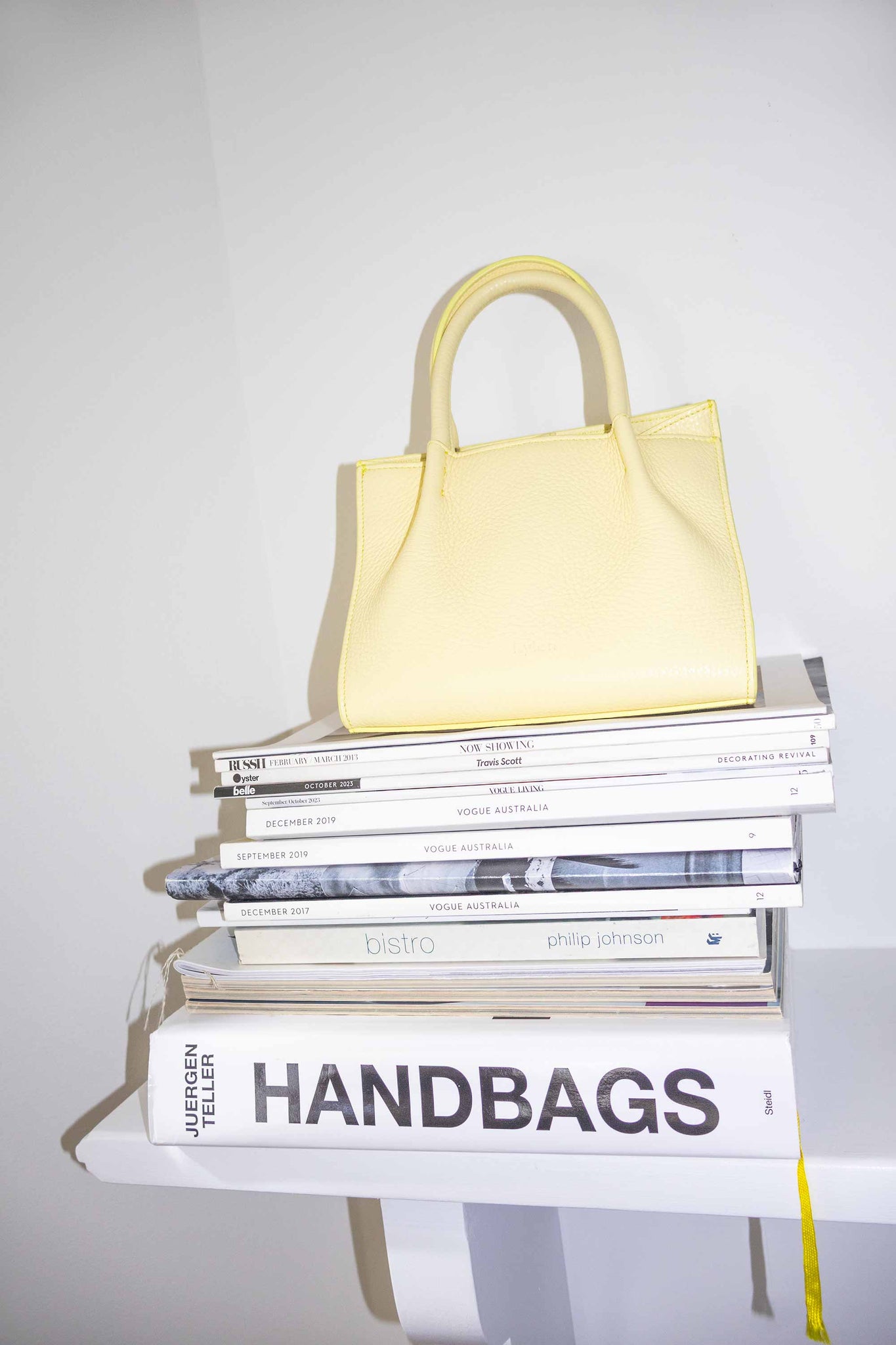 Limoncello Grained Mini Tote Sample