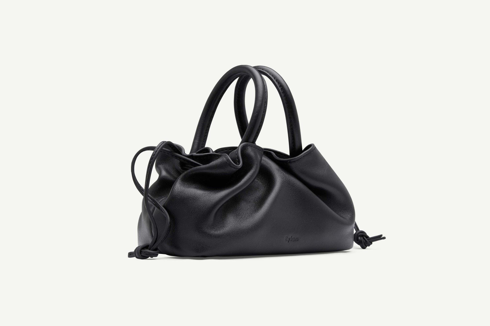 Rylan, Rylan Studio, Black Smooth, Mini Tote, Brooke Testoni