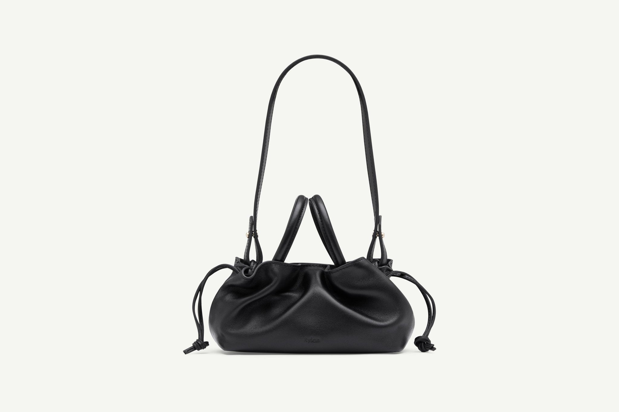 Rylan, Rylan Studio, Black Smooth, Mini Tote, Brooke Testoni