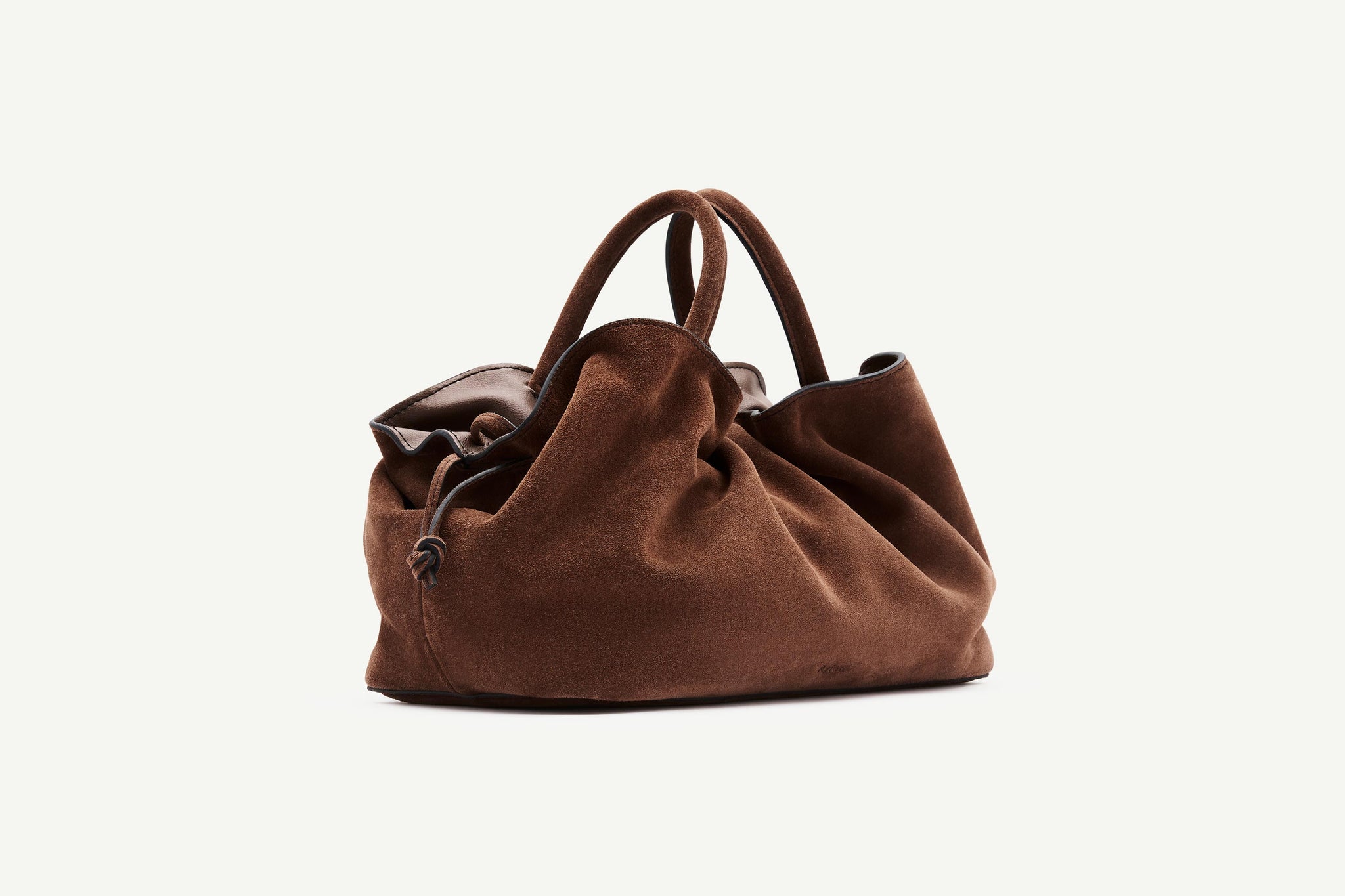 Rylan, Rylan Studio, Mila Large Tote, Mila Brown Suede Large Tote, Brooke Testoni