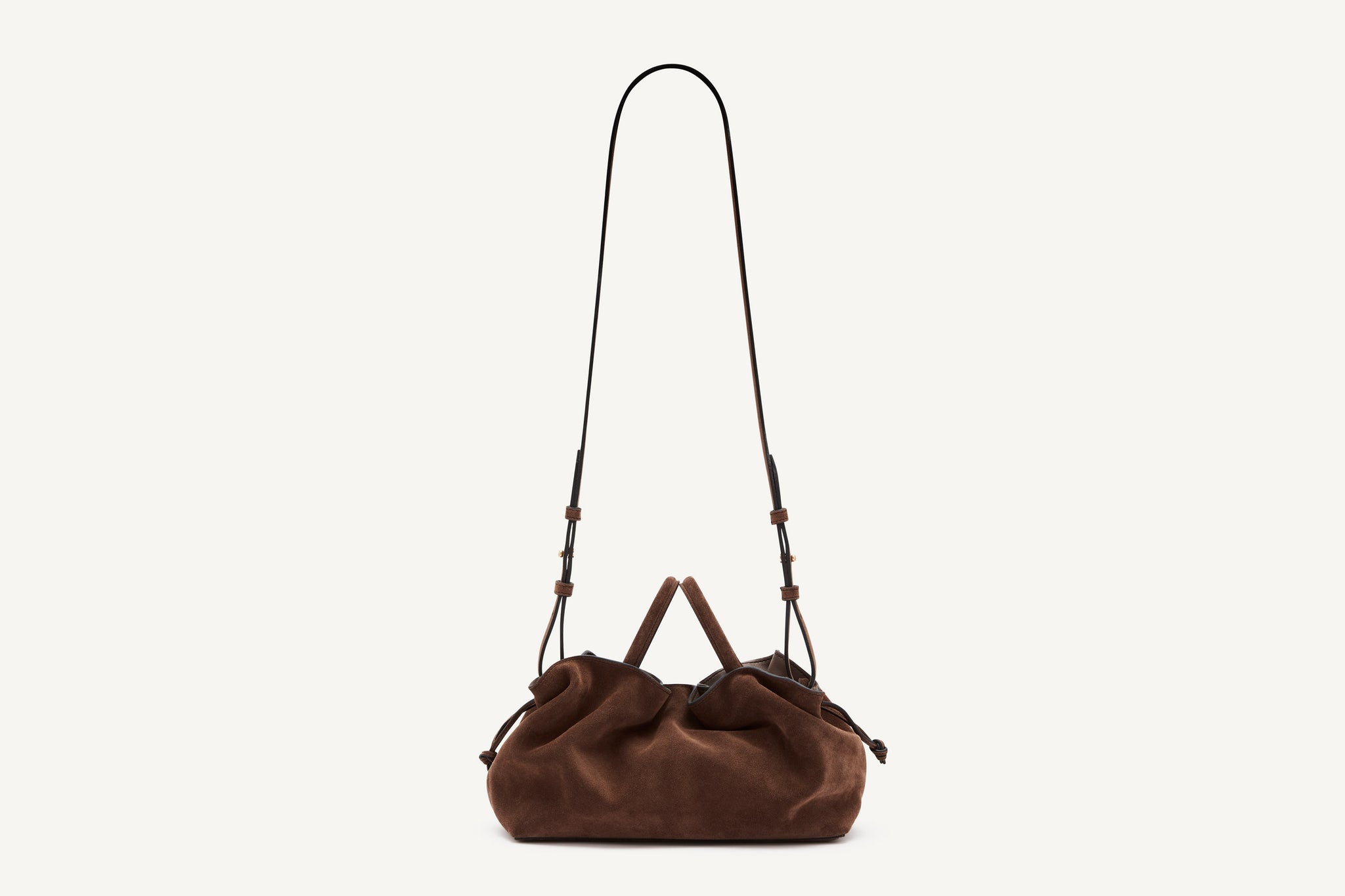 Rylan, Rylan Studio, Mila Large Tote, Mila Brown Suede Large Tote, Brooke Testoni