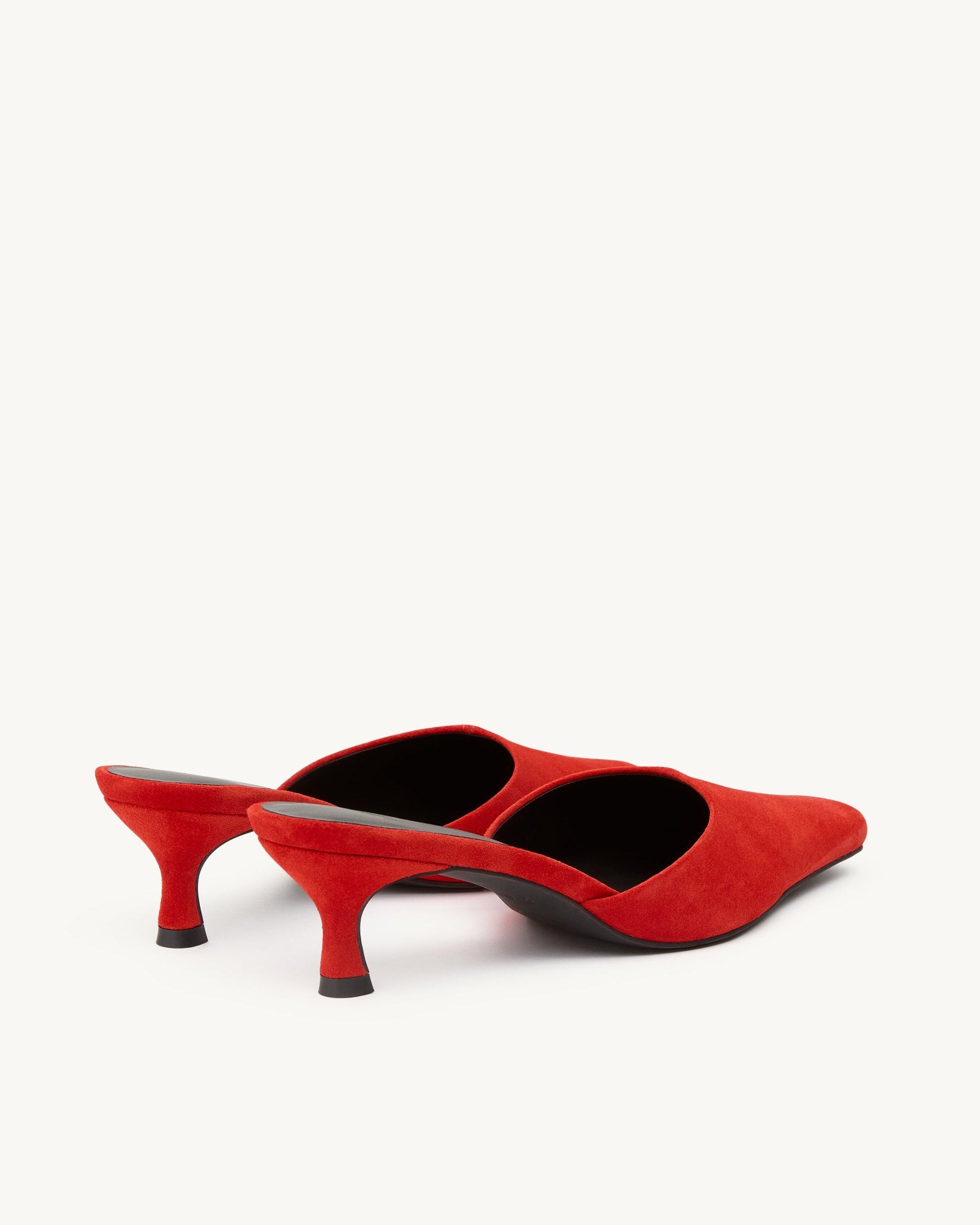 Rylan Ella Red Suede Heel by Brooke Testoni
