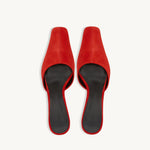Rylan Ella Red Suede Heel by Brooke Testoni