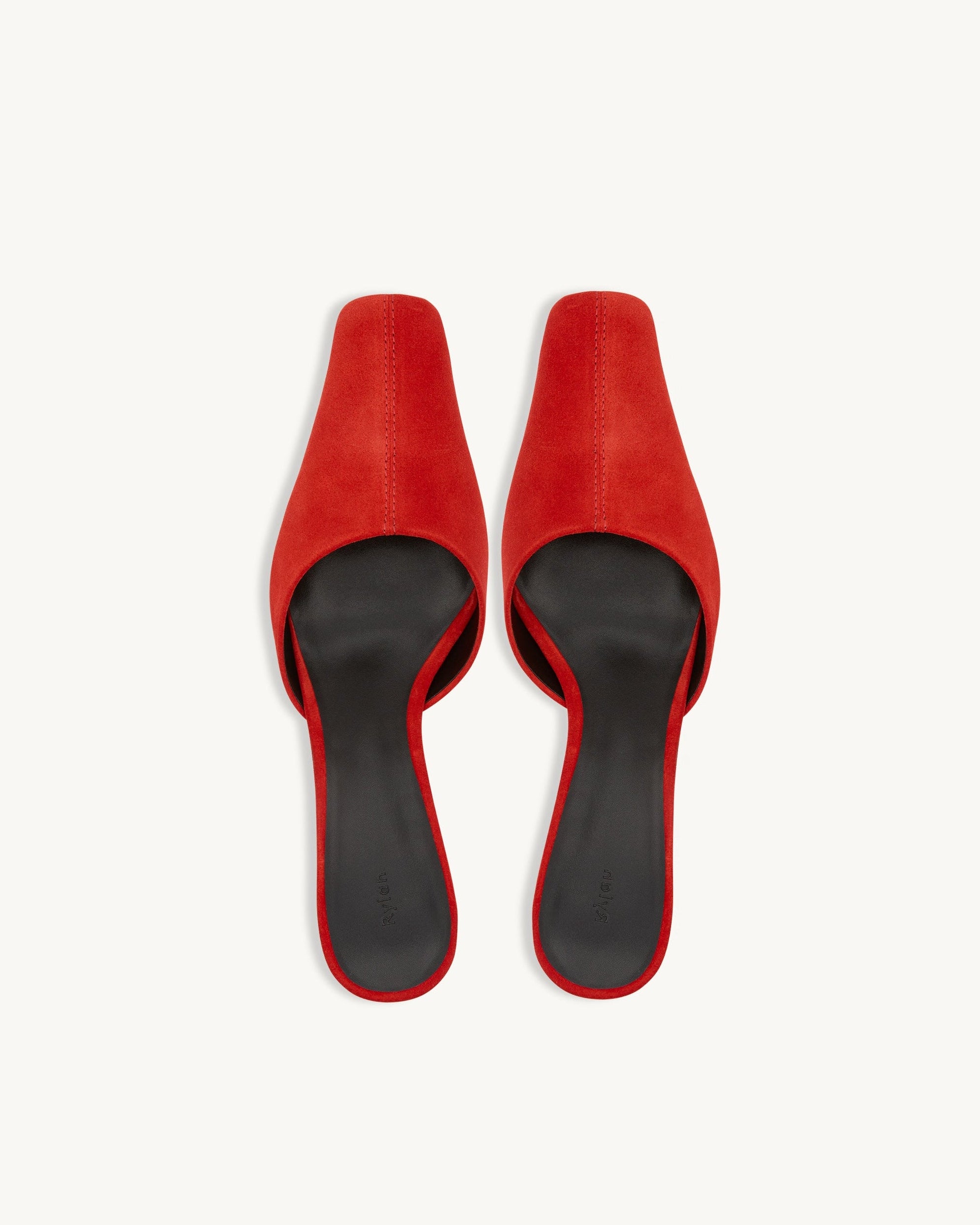 Rylan Ella Red Suede Heel by Brooke Testoni