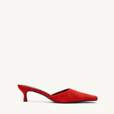Rylan Ella Red Suede Heel by Brooke Testoni