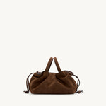 Rylan Mila Brown Suede Mini Tote by Brooke Testoni