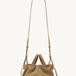 Rylan Mila Sand Suede Mini Tote by Brooke Testoni