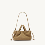 Rylan Mila Sand Suede Mini Tote by Brooke Testoni