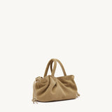 Rylan Mila Sand Suede Mini Tote by Brooke Testoni