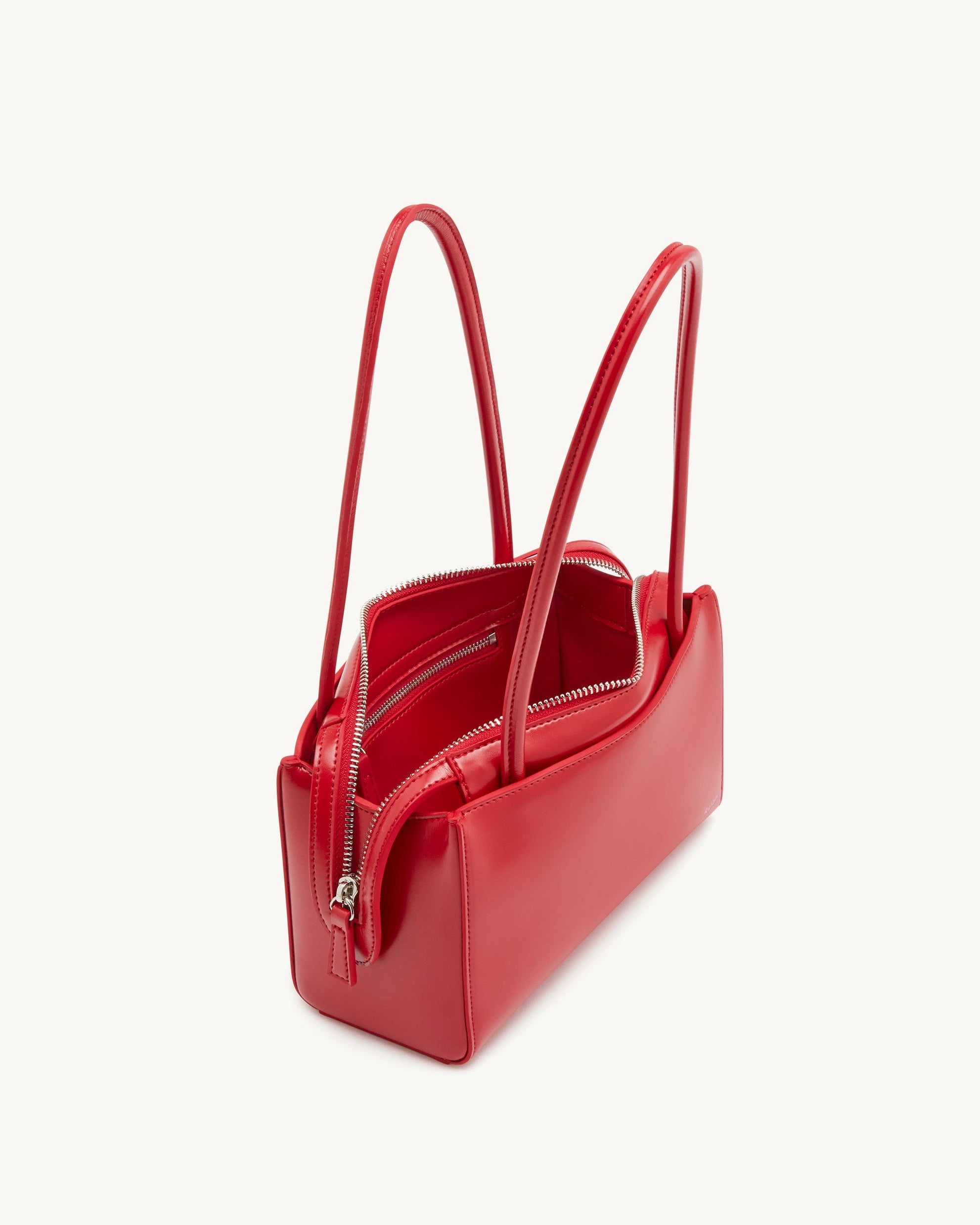 Rylan Phoebe Red Mini Shoulder Bag by Brooke Testoni