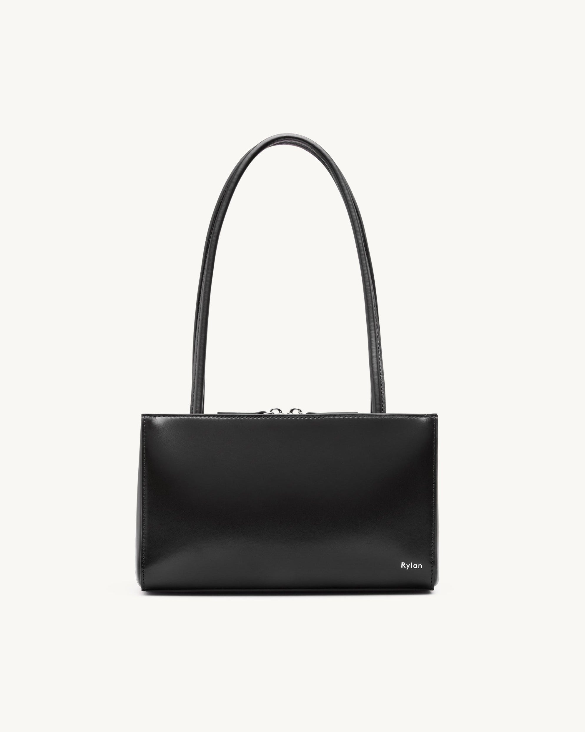 Rylan Phoebe Black Small Shoulder Bag by Brooke Testoni