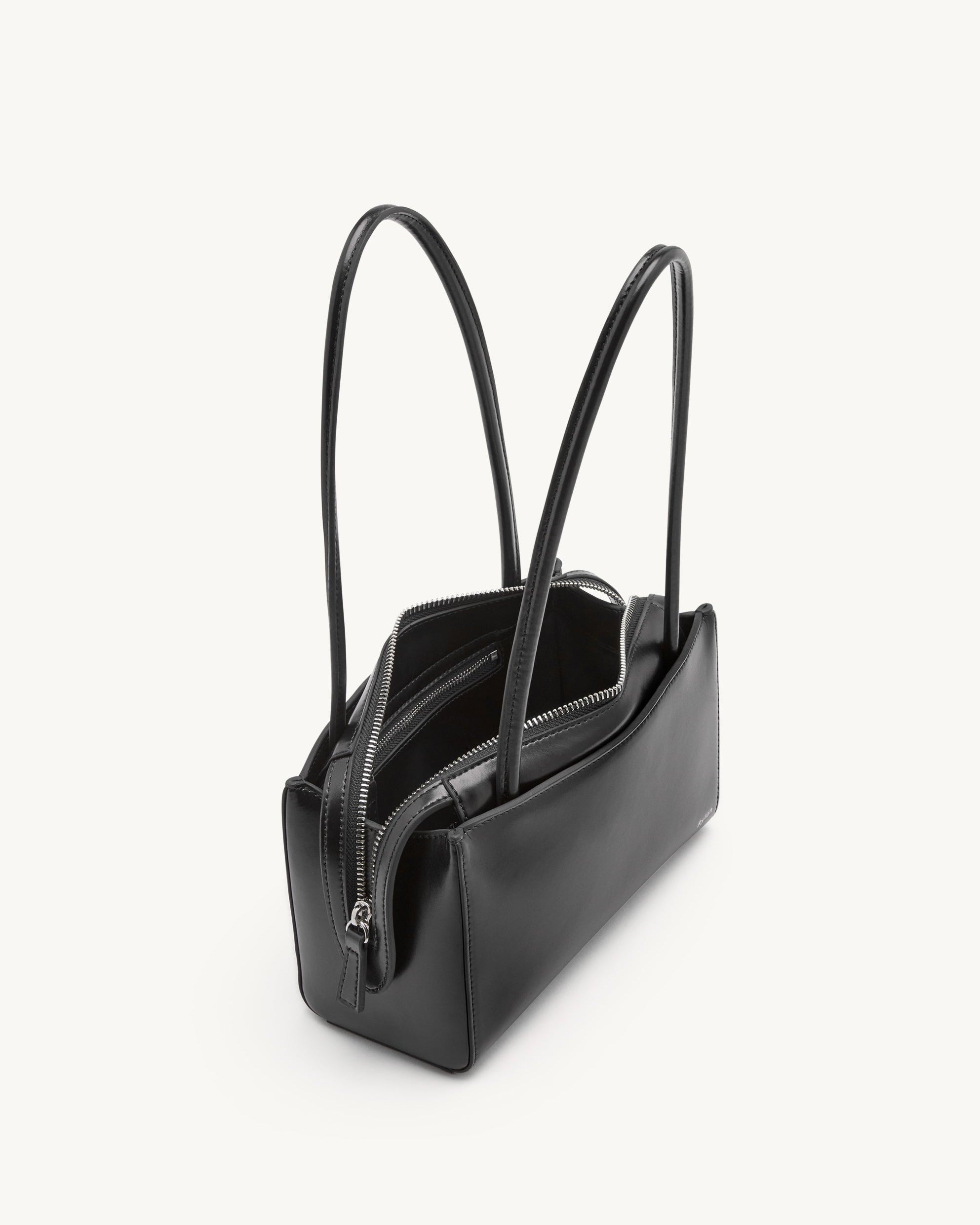 Rylan Phoebe Black Small Shoulder Bag by Brooke Testoni