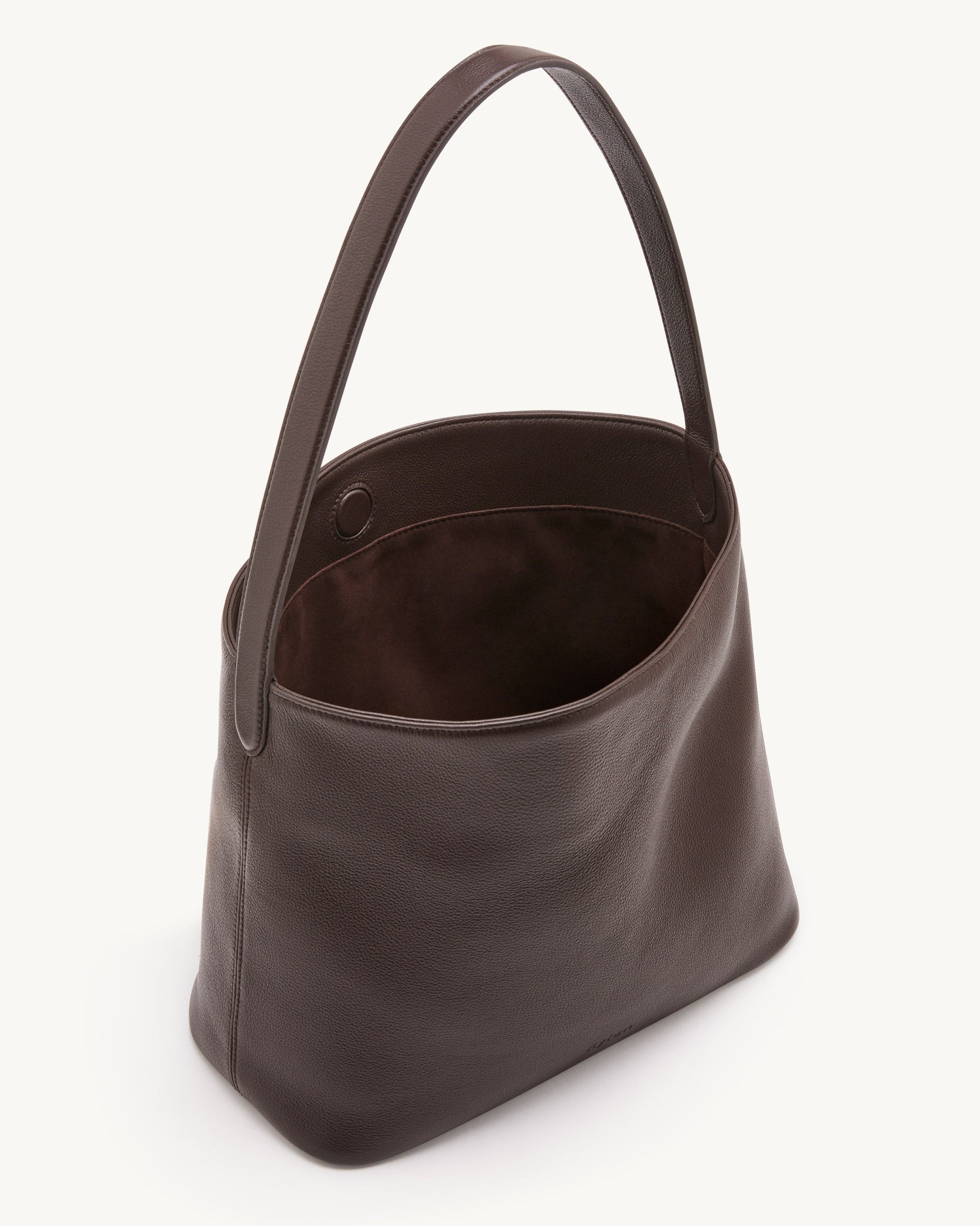 Rylan Tori Dark Brown Hobo Tote, Brooke Testoni