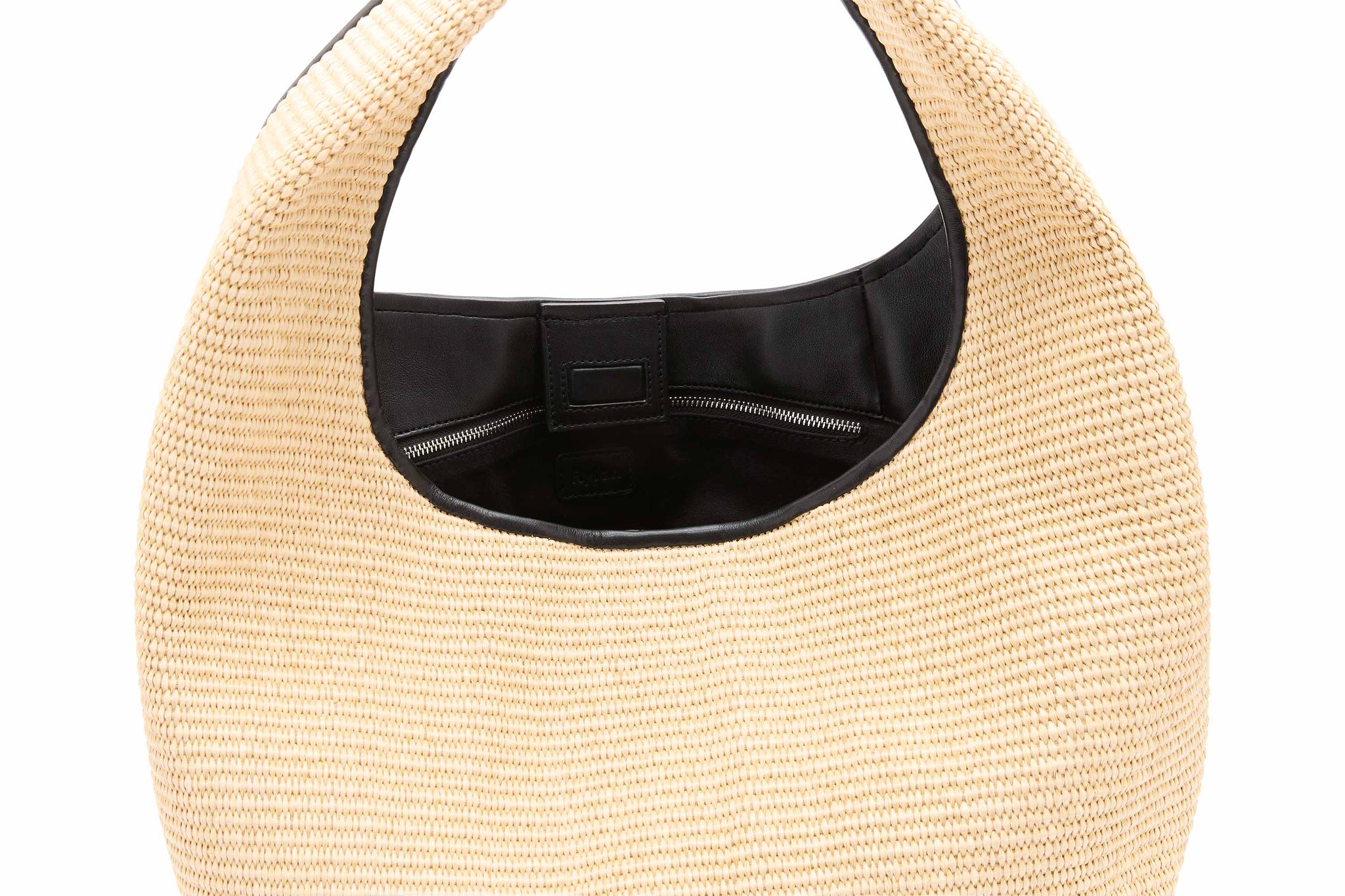 Rylan, Rylan Studio, Blake Raffia Hobo Tote