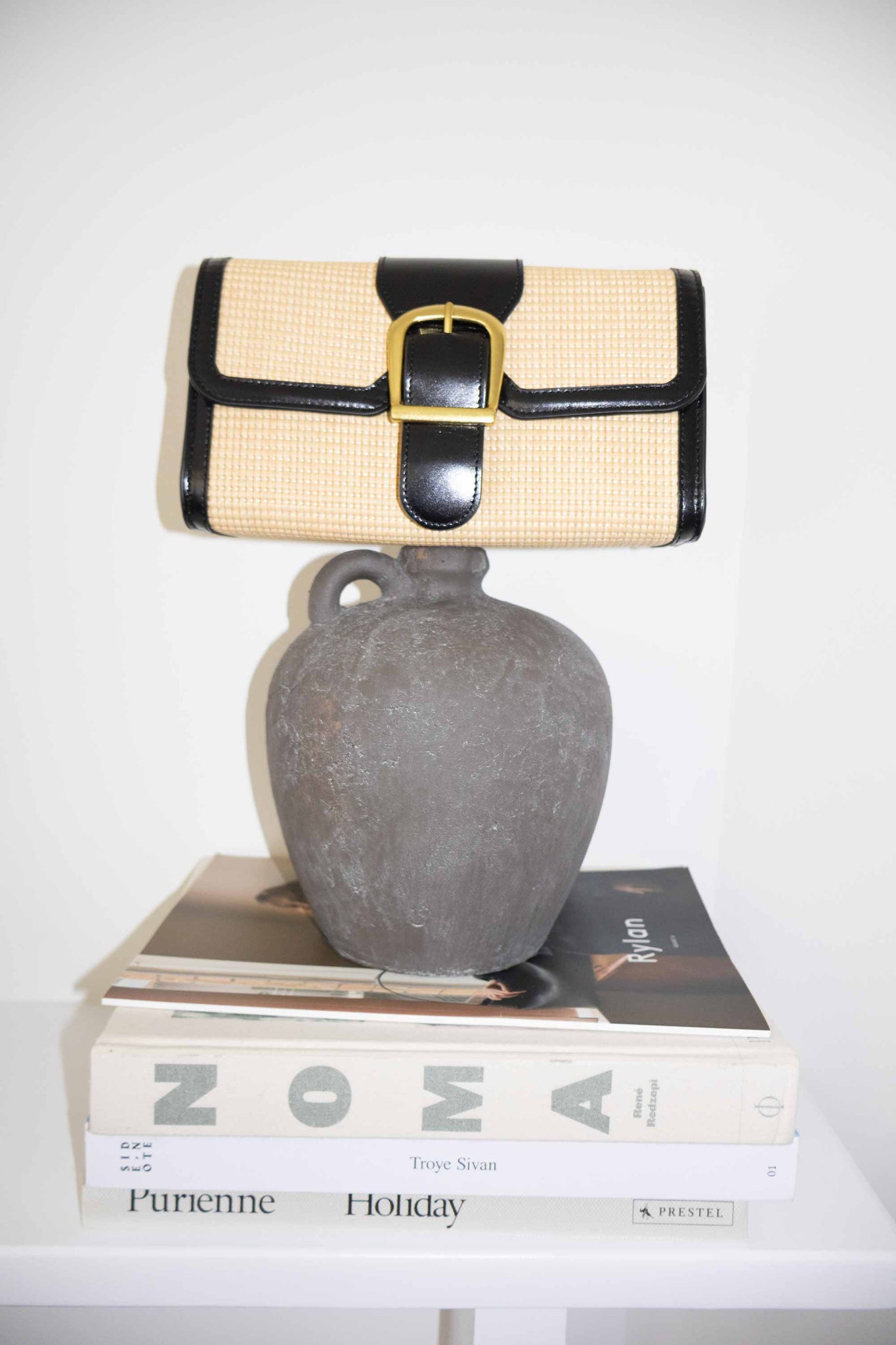 Rattan with Black Small Bag Sample