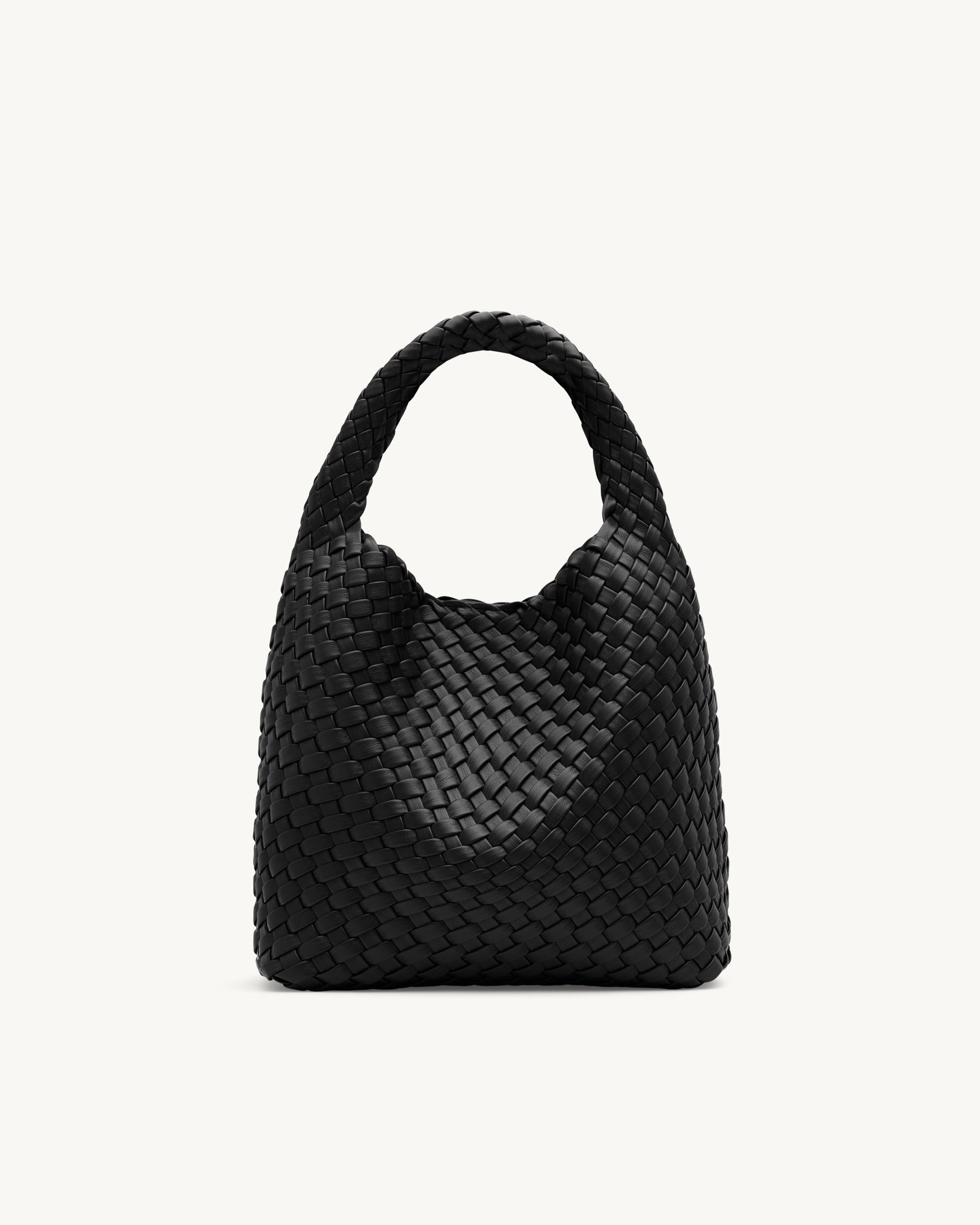 Rylan Black Alt-Leather Small Tote by Brooke Testoni