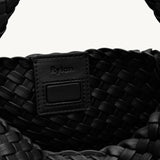 Rylan Black Alt-Leather Small Tote by Brooke Testoni