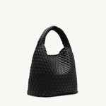 Rylan Black Alt-Leather Small Tote by Brooke Testoni