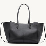 Rylan Black Grained Large Tote, by Brooke Testoni