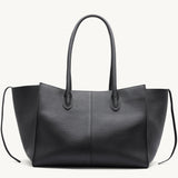 Rylan Black Grained Large Tote, by Brooke Testoni