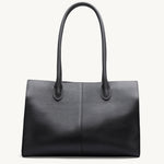 Rylan Black Grained Large Tote, by Brooke Testoni