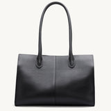 Rylan Black Grained Large Tote, by Brooke Testoni