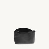28.57 Black Recycled Alt-Leather Small Pouch
