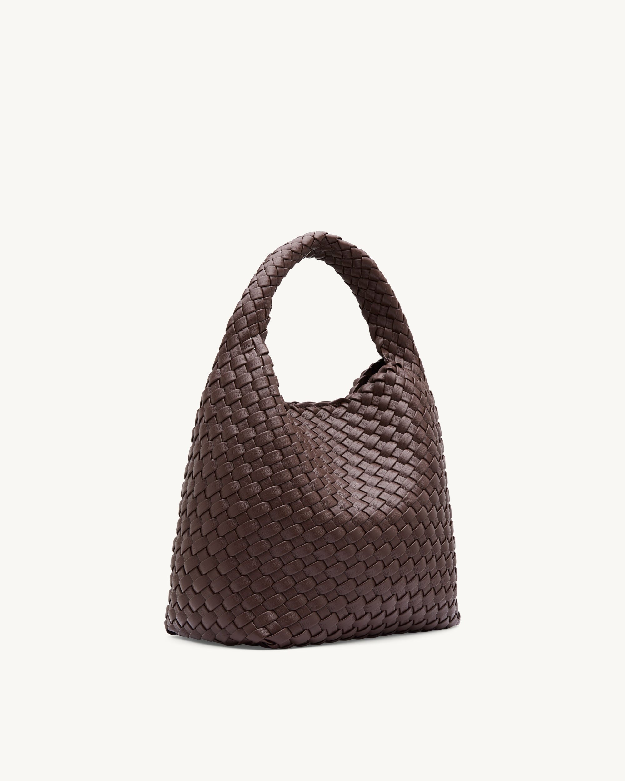 Rylan Brown Alt-Leather Small Tote by Brooke Testoni