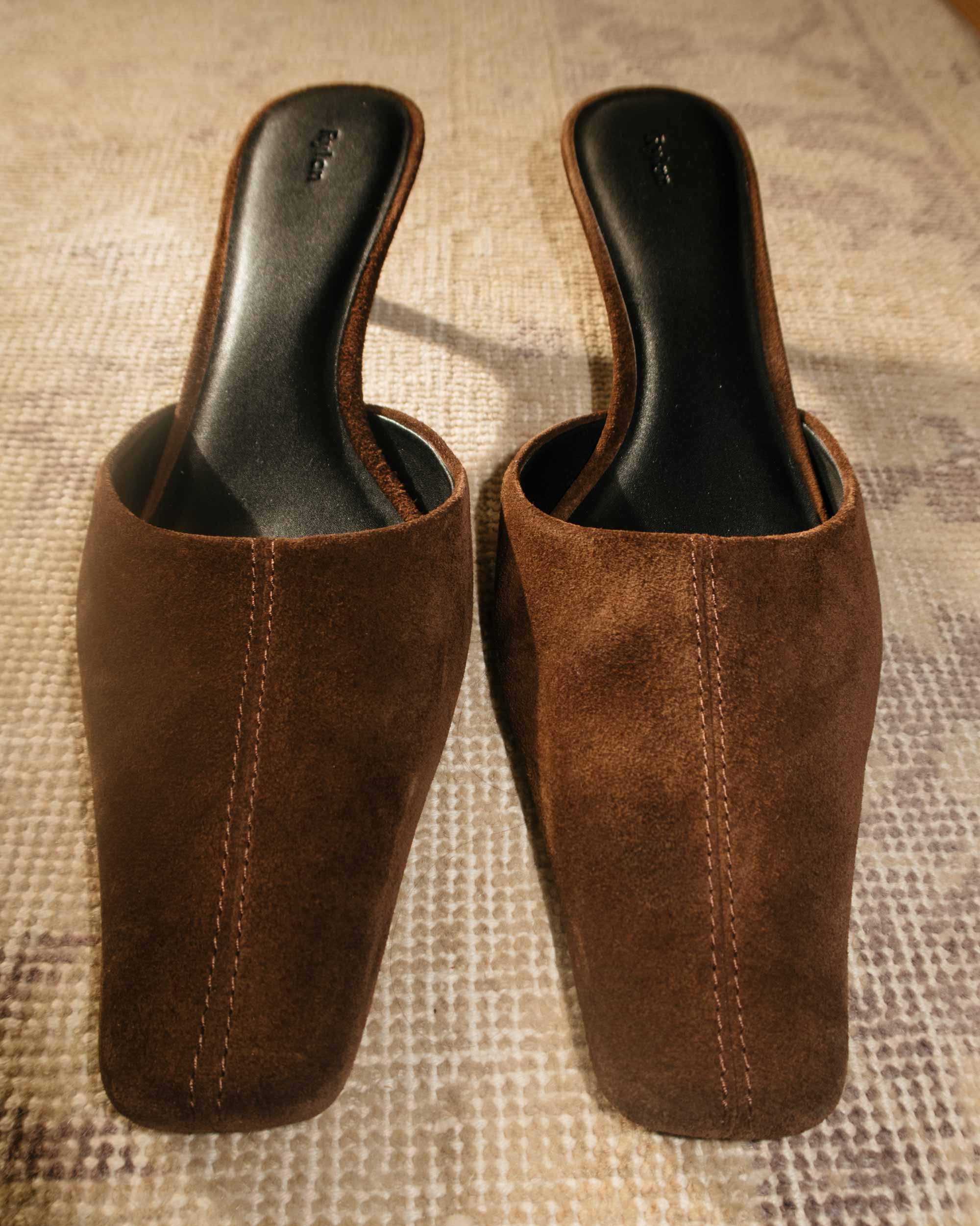 Rylan Ella Brown Suede Heel