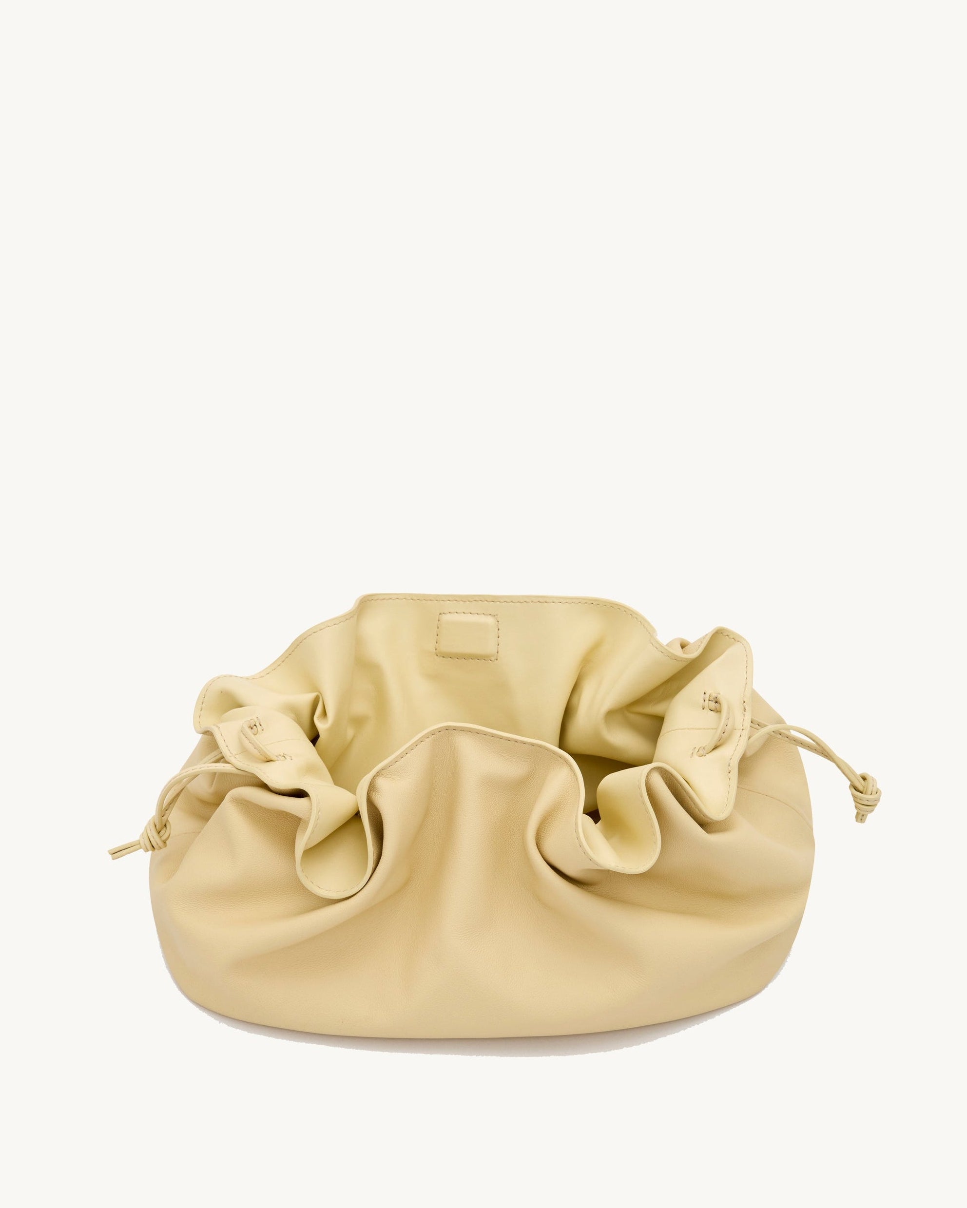 Rylan Camille Butter Yellow Clutch Bag by Brooke Testoni