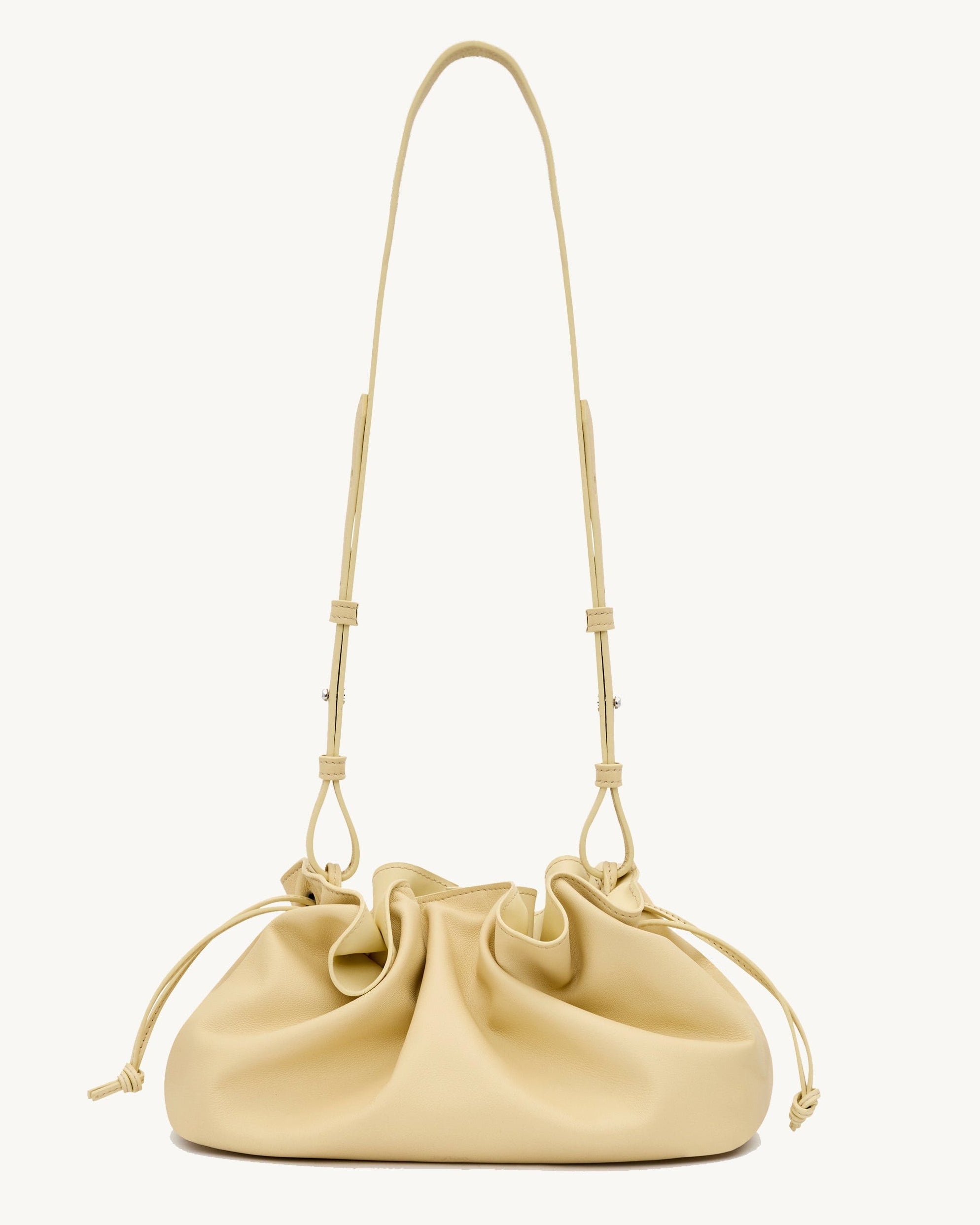 Rylan Camille Butter Yellow Clutch Bag by Brooke Testoni
