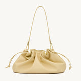 Rylan Camille Butter Yellow Clutch Bag by Brooke Testoni