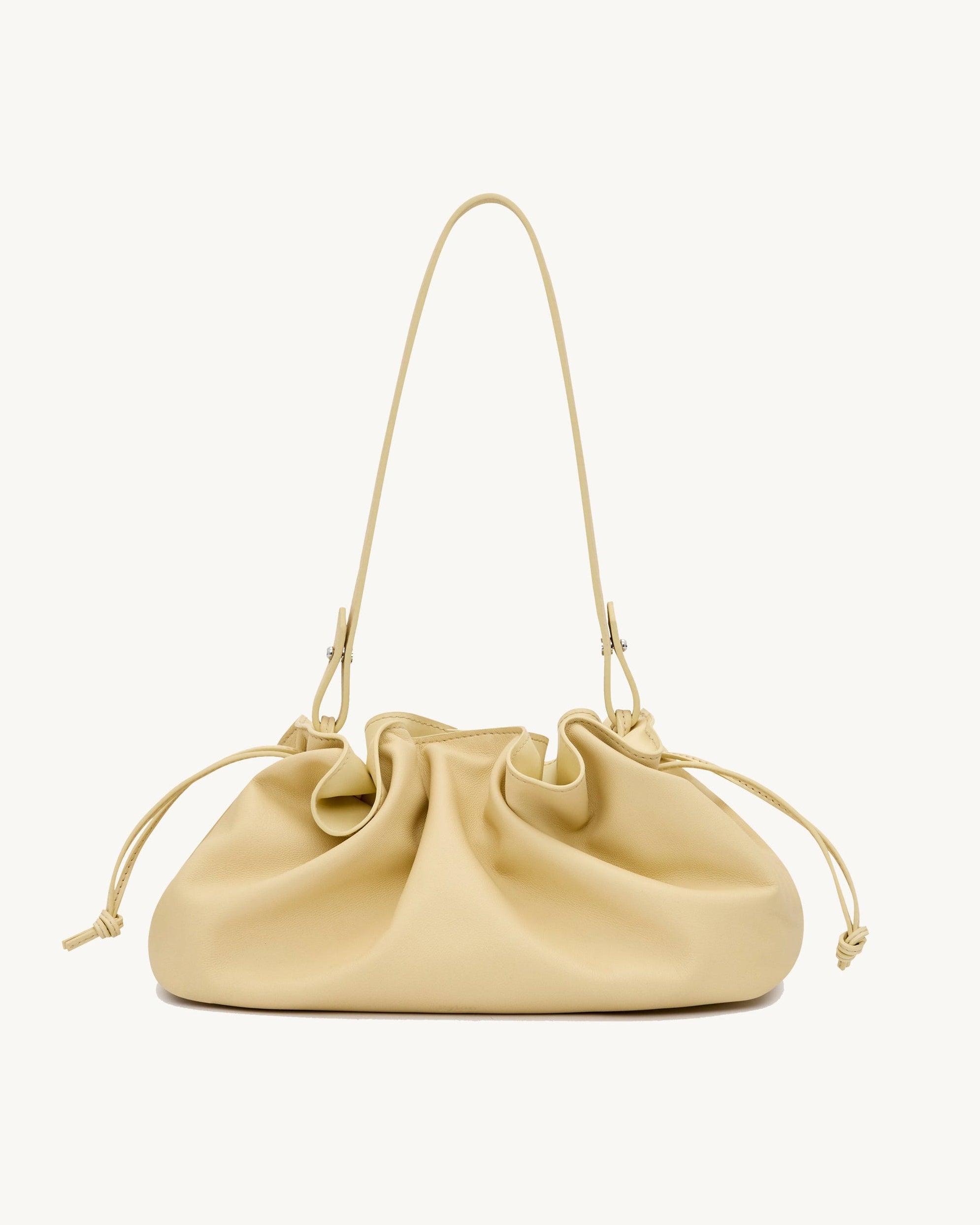 Rylan Camille Butter Yellow Clutch Bag by Brooke Testoni