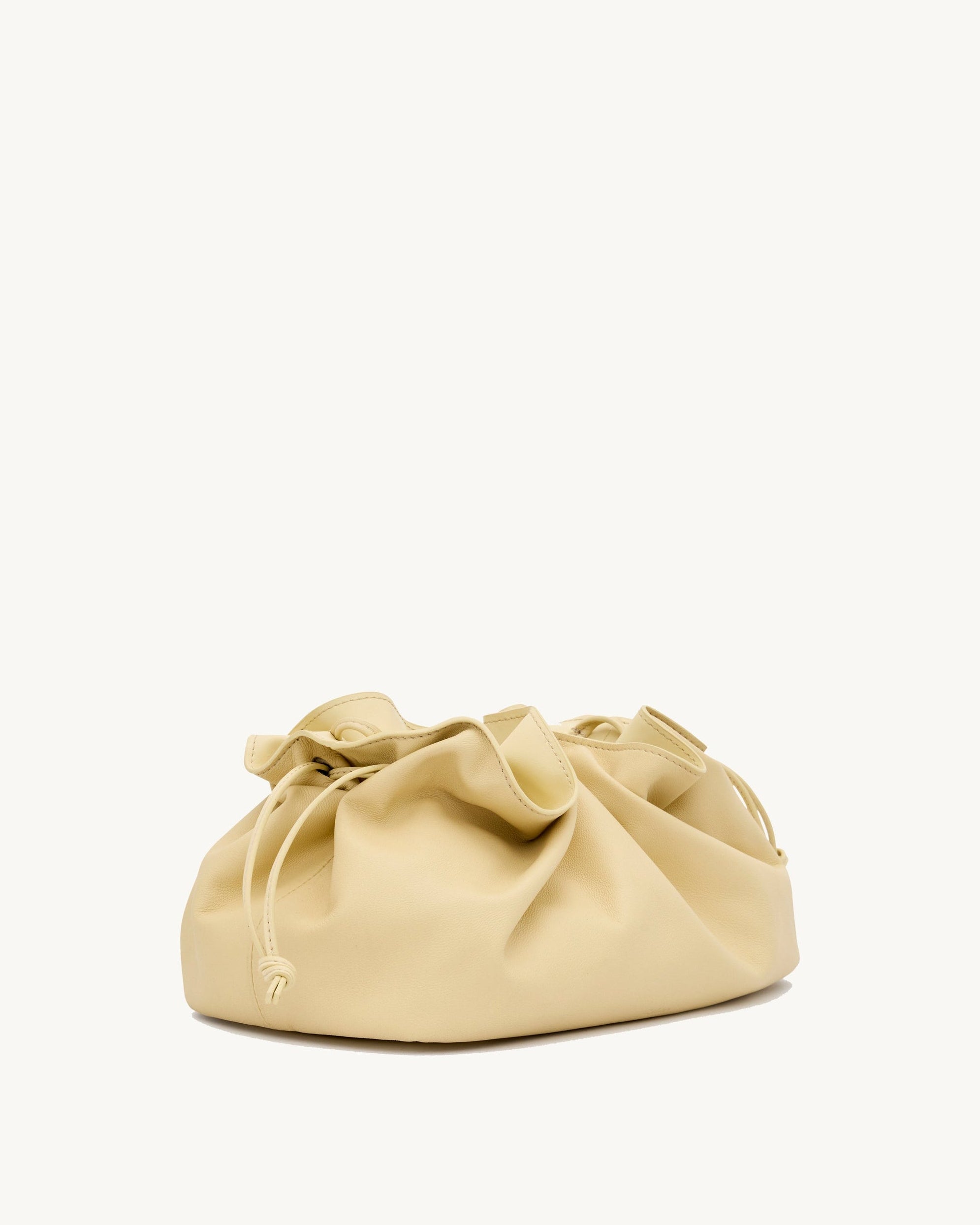 Rylan Camille Butter Yellow Clutch Bag by Brooke Testoni