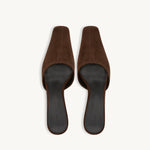 Ella Brown Suede Heel by Brooke Testoni