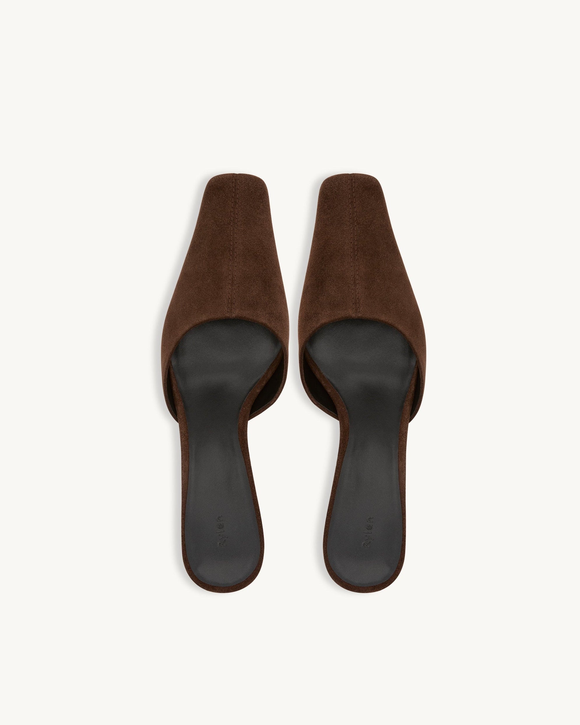 Ella Brown Suede Heel by Brooke Testoni
