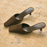 Rylan Ella Brown Suede Heel