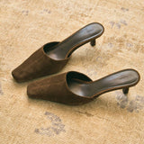 Rylan Ella Brown Suede Heel