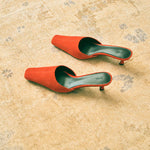 Rylan Ella Red Suede Heel by Brooke Testoni